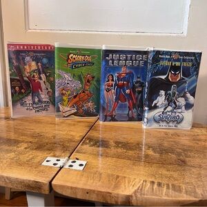 Warner Bros. VHS Collection - Scooby-Doo, Justice League, SubZero & Willy Wonka